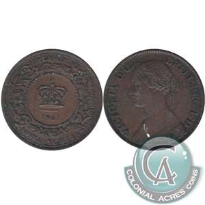 1861 Nova Scotia 1/2 Cent Extra Fine (EF-40)
