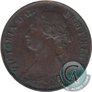 1864 Nova Scotia 1/2 Cent Extra Fine (EF-40)
