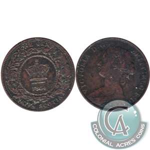 1864 Nova Scotia 1-cent Fine (F-12)