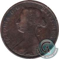1864 Nova Scotia 1-cent VG-F (VG-10)