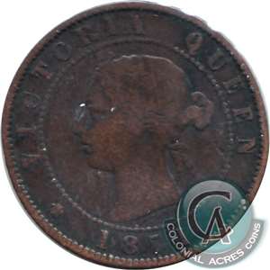 1871 Prince Edward Island 1-cent G-VG (G-6)