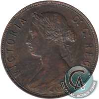 1873 Newfoundland 1-cent VF-EF (VF-30) $