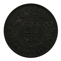 1890 Newfoundland 1-cent VF-EF (VF-30) $