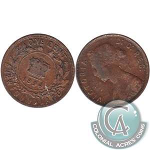 1894 Newfoundland 1-cent G-VG (G-6)