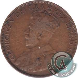 1920C Newfoundland 1-cent Fine (F-12)