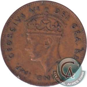 1941C Newfoundland 1-cent Very Fine (VF-20)