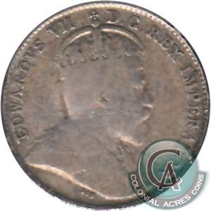 1904H Newfoundland 5-cents Very Good (VG-8)