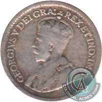 1912 Newfoundland 5-cents VG-F (VG-10)