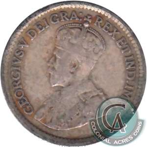 1919C Newfoundland 5-cents Very Good (VG-8)