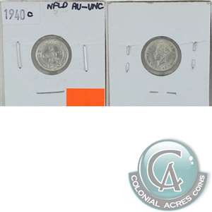 1940C Newfoundland 5-cents AU-UNC (AU-55) $