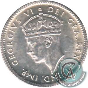 1943C Newfoundland 5-cents AU-UNC (AU-55)
