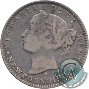 1882H Newfoundland 10-cents Very Good (VG-8) $