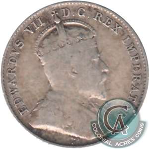 1904H Newfoundland 10-cents VG-F (VG-10)