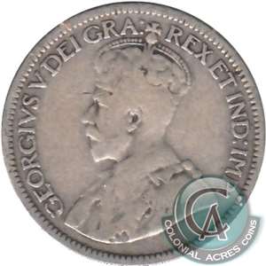 1912 Newfoundland 10-cents G-VG (G-6)