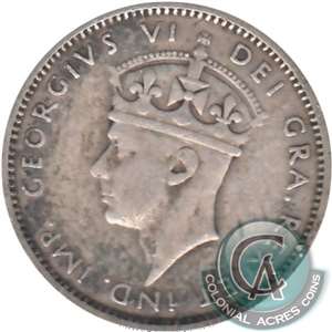 1938 Newfoundland 10-cents F-VF (F-15)