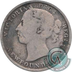 1888 Newfoundland 20-cents Good (G-4)