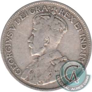 1917C Newfoundland 25-cents Very Good (VG-8)