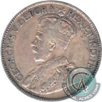 1919C Newfoundland 25-cents Fine (F-12)