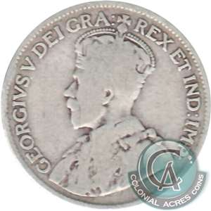 1919C Newfoundland 25-cents G-VG (G-6)
