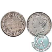 1870 Newfoundland 50-cents VG-F (VG-10) $