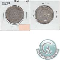 1872H Newfoundland 50-cents Very Fine (VF-20) $