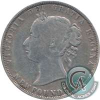 1876H Newfoundland 50-cents G-VG (G-6)