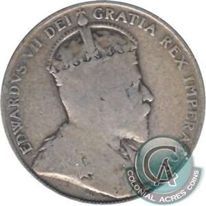 1908 Newfoundland 50-cents G-VG (G-6)