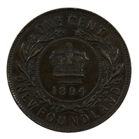 1894 Newfoundland 1-cent Extra Fine (EF-40) $