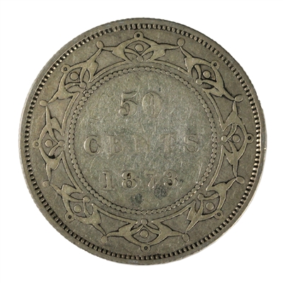 1873 Newfoundland 50-cents F-VF (F-15)