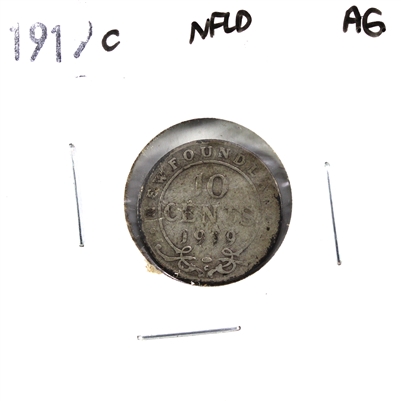 1919C Newfoundland 10-cents About Good (AG-3)