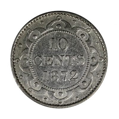 1872H Newfoundland 10-cents Very Fine (VF-20) $