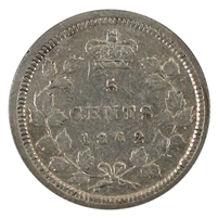 1862 New Brunswick 5-cents Very Fine (VF-20) $