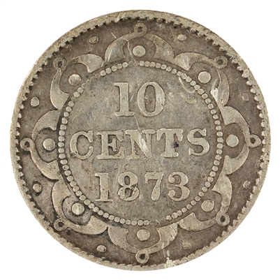 1873 Newfoundland 10-cents VG-F (VG-10) $
