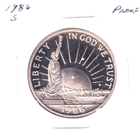 1986 S USA Ellis Island (Statue of Liberty) Half Dollar Proof