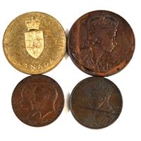 Group of 4 Canadian Medallions (1927-1967) (Mega06)