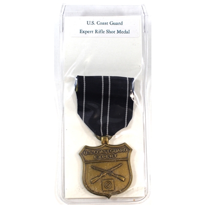 USA Coast Guard Expert Rifle Medal with Ribbon