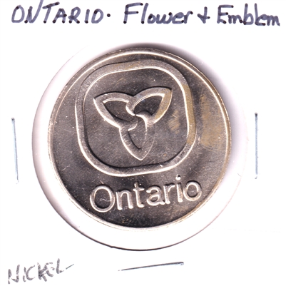Ontario Trillium Logo & Coat of Arms Medallion