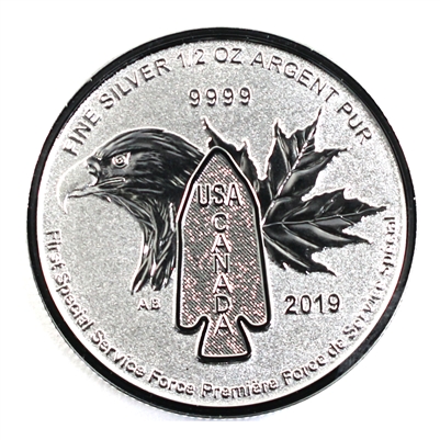 2019 $2 Canada First Special Service Force 1/2oz .9999 Silver (No Tax) Devil's Brigade