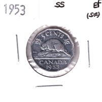 1953 SS Canada 5-cents Extra Fine (EF-40) Scratched, corrosion, or impaired