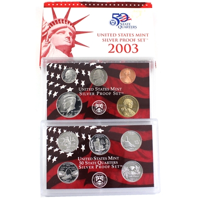2003 S USA Mint Silver Proof Set (Impaired)