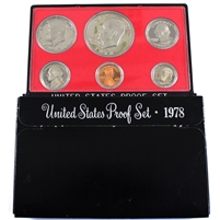 1978 S USA Proof Set (Lightly toned, wear on sleeve)