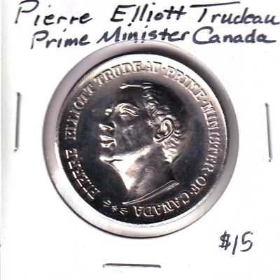 Pierre Elliott Trudeau - Prime Minister of Canada Medallion