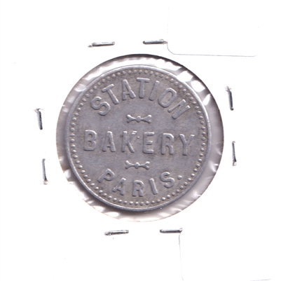 Paris Station, Ontario, Bakery Trade Token "Good for One Loaf of Bread"