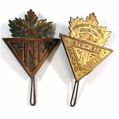 Pair of Canadian National Exhibition Pins