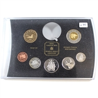 2004 Silver Frosted Proof Canada 7-coin Sets broken from the Proof Double Dollar Set