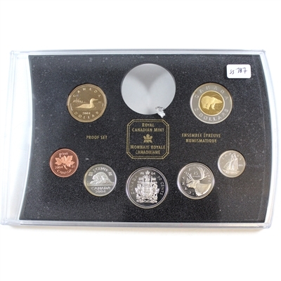 2004 Silver Frosted Proof Canada 7-coin Sets broken from the Proof Double Dollar Set