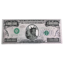 United States One Million Dollar Novelty Note (Silver Colour)
