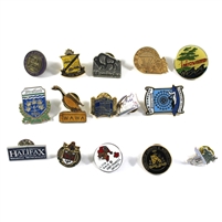 Lot of 15x Town, City & Place Themed Pins, 15Pcs