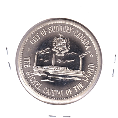 1964 Sudbury, Ontario, Canadian Centennial Numismatic Park Medallion - The Big Nickel