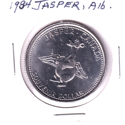 1984 Jasper, Alberta, Souvenir Dollar - Cougar